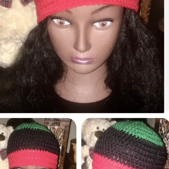 Crocheted cap - Turqua - Picture 5 of 11